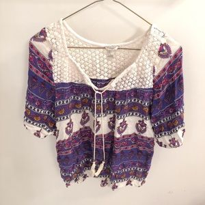 Patterned blouse